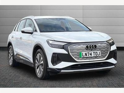 White Used 2024 Audi Q4 e-tron Sport SUV | £31,795 (Fair price)