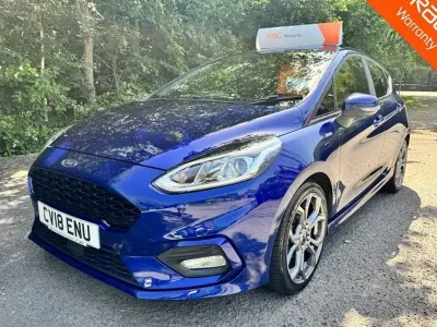 Used Ford Fiesta ST-Line 140 HP (102 kW) 2018 Blue Hatchback