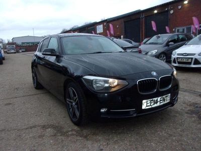 Used BMW 114 Sport Line 2014 Black Hatchback
