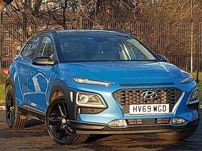 Blue Used 2019 Hyundai Kona Premium SUV | £13,998 (Fair price)