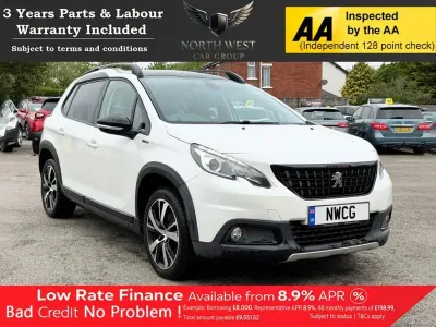Used Peugeot 2008 GT-line 110 HP (80 kW) 2016 White SUV