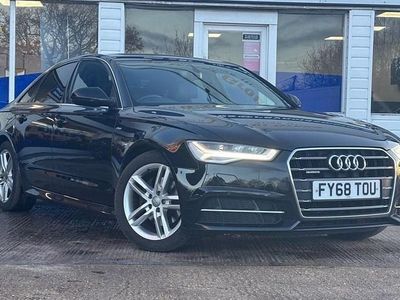 Black Used 2018 Audi A6 S-Line Sedan | £16,450 (Fair price)