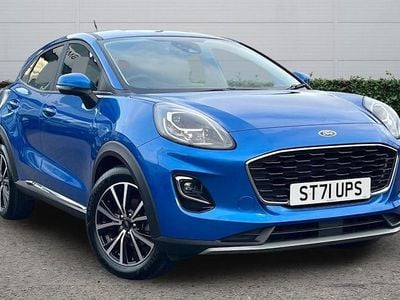 Used Ford Puma Titanium 125 HP (91 kW) 2022 Blue SUV