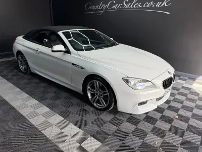 Used BMW 640 Cabriolet M Sport 320 HP (235 kW) 2012 White Cabriolet
