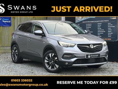 Used Vauxhall Grandland X Sport 120 HP (88 kW) 2018 Grey SUV