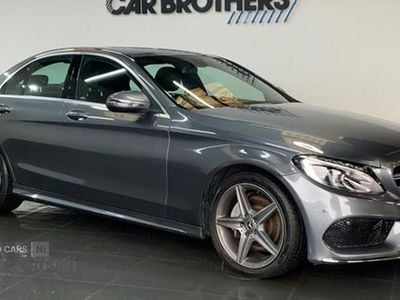 Grey Used 2017 Mercedes C220 AMG line Sedan | £13,495 (Fair price)