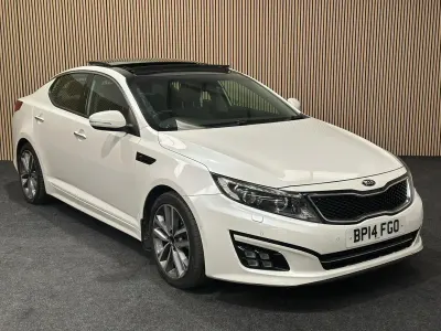 Second-hand Kia Optima 136 CP (100 kW) 2014 Alb Berlinǎ