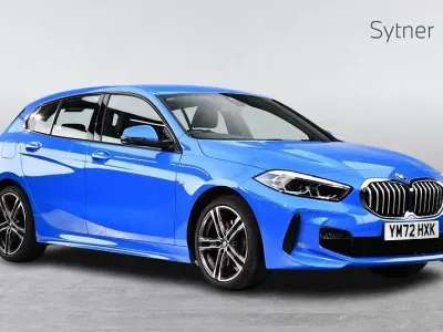 Used BMW 118 M Sport 134 HP (98 kW) 2023 Blue Hatchback