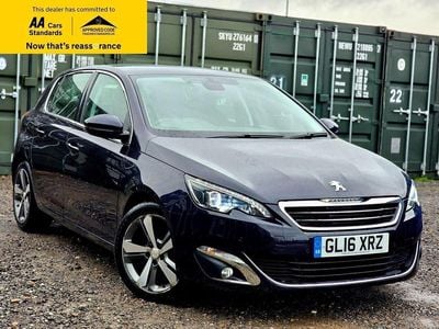 Used Peugeot 308 Allure 130 HP (95 kW) 2016 Blue Hatchback