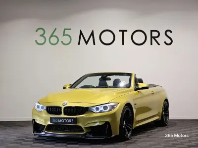 Used BMW M4 Cabriolet Shadowline 431 HP (317 kW) 2015 Yellow Cabriolet