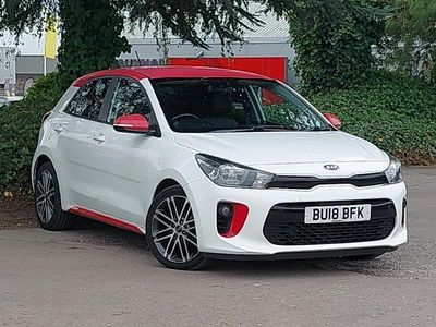 White Used 2018 Kia Rio Hatchback | £8,498 (Expensive)
