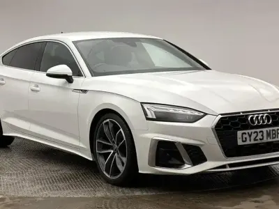 Used Audi A5 Sportback S-Line 163 HP (119 kW) 2023 White Hatchback