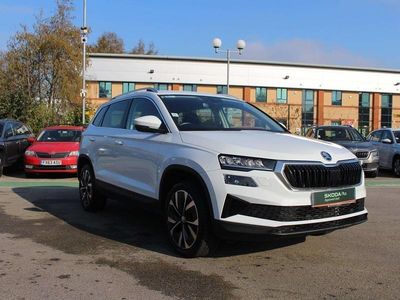 Used Skoda Karoq SE L 110 HP (80 kW) 2022 White SUV