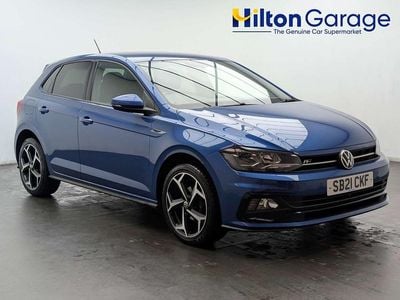Used VW Polo R-line 95 HP (69 kW) 2021 Blue Hatchback