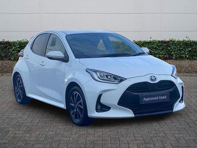 Used Toyota Yaris Hybrid Design 2024 White Hatchback
