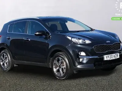 Second-hand Kia Sportage 182 CP (133 kW) 2020 Negru SUV