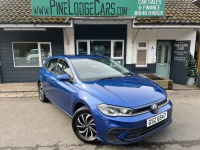 Used VW Polo Life 95 HP (69 kW) 2022 Blue Hatchback