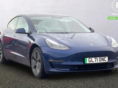 Used Tesla Model 3 Long Range AWD 258 kW (351 HP) 2022 Blue Sedan