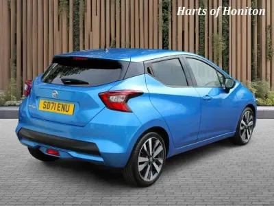 Used Nissan Micra Tekna 92 HP (67 kW) 2021 Blue Hatchback