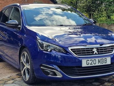 Blue Used 2016 Peugeot 308 SW GT-line Estate | £7,850 (Fair price)
