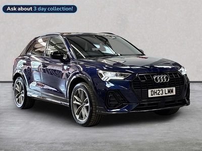 Used Audi Q3 Black Edition 190 HP (139 kW) 2023 Blue SUV