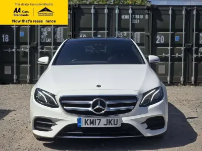 Used Mercedes E220 AMG Line Premium 194 HP (142 kW) 2017 White Sedan