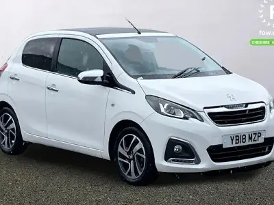 Used Peugeot 108 Allure 68 HP (50 kW) 2018 White Hatchback