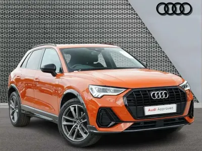 Used Audi Q3 Black Edition 150 HP (110 kW) 2021 Orange SUV
