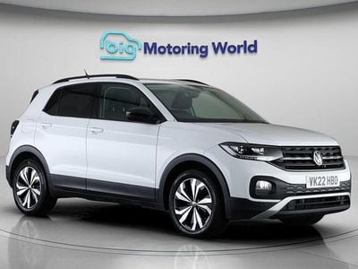 Used VW T-Cross Black Edition 108 HP (79 kW) 2022 White SUV