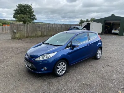 Used Ford Fiesta Zetec 2009 Blue Hatchback
