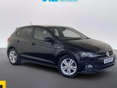 Used VW Polo R-line 116 HP (85 kW) 2019 Black Hatchback