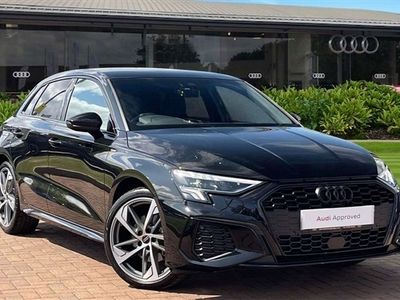 Used Audi A3 Black Edition 150 HP (110 kW) 2023 Black Hatchback