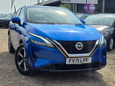 Used Nissan Qashqai N-Connecta 158 HP (116 kW) 2021 Blue SUV