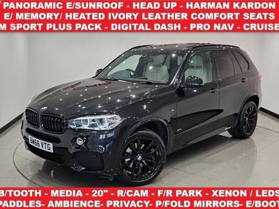 used BMW X5 3.0 30D (258 PS) M SPORT AUTO XDRIVE ( EURO 6 ) S/S 5DR + PRO NAV + PANORAMIC E/SUNROOF + E/M/HEATED