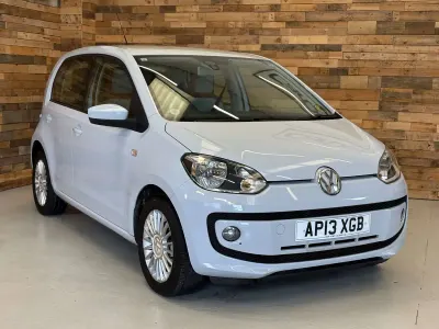 Used VW up! high up! 75 HP (55 kW) 2013 Blue Hatchback