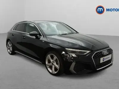 Used Audi A3 Sportback S-Line 110 HP (80 kW) 2022 Black Hatchback