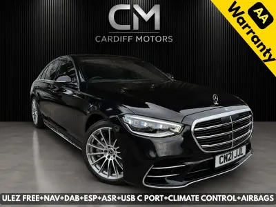 Used Mercedes S500 AMG line 2021 Black Sedan