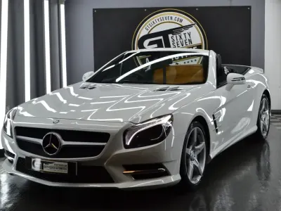 Käytetty Mercedes SL350 AMG 302 HP (222 kW) 2014 Valkoinen Avoauto