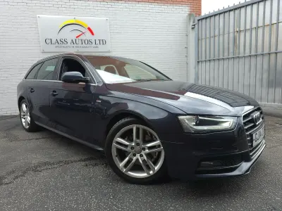 Used Audi A4 S-Line 150 HP (110 kW) 2014 Blue Estate
