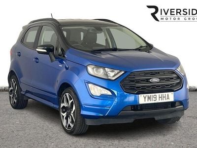 Used Ford Ecosport ST-Line 140 HP (102 kW) 2019 Lightning blue SUV