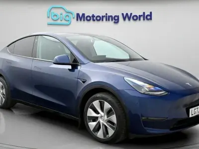 Used Tesla Model Y Long Range AWD 378 kW (514 HP) 2022 Blue SUV