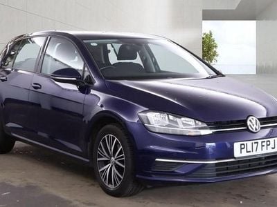 Used VW Golf VII SE 115 HP (84 kW) 2017 Blue Hatchback