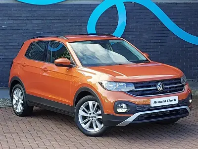 Used VW T-Cross SE 95 HP (69 kW) 2023 Orange SUV