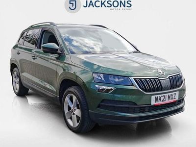 Used Skoda Karoq SE 110 HP (80 kW) 2021 Green SUV