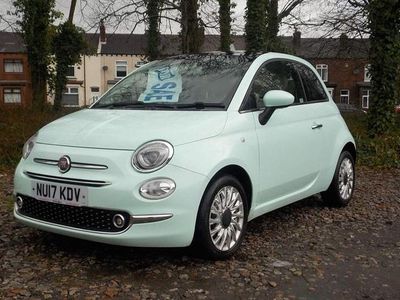 Used Fiat 500 Lounge 69 HP (50 kW) 2017 Green Hatchback
