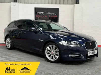Used Jaguar XF Sportbrake R-Sport 2014 Blue Estate