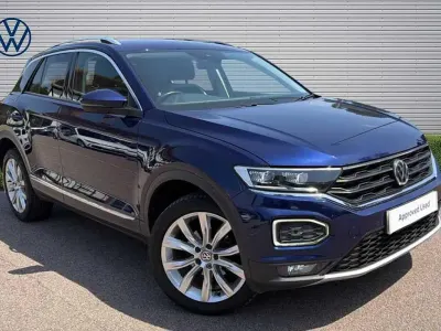 Used VW T-Roc SEL 150 HP (110 kW) 2020 Blue SUV