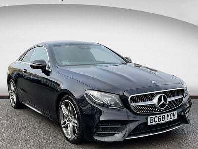 Used Mercedes E300 AMG line 245 HP (180 kW) 2019 Black Coupe