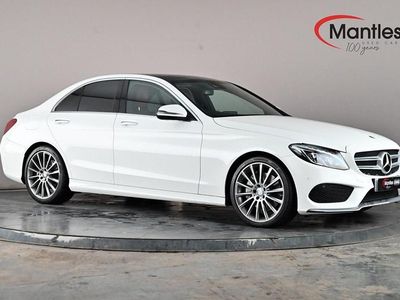 White Used 2015 Mercedes C250 AMG Line Premium Plus Sedan | £16,395 (A bit pricey)