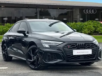 Used Audi A3 Black Edition 306 HP (225 kW) 2023 Black Sedan